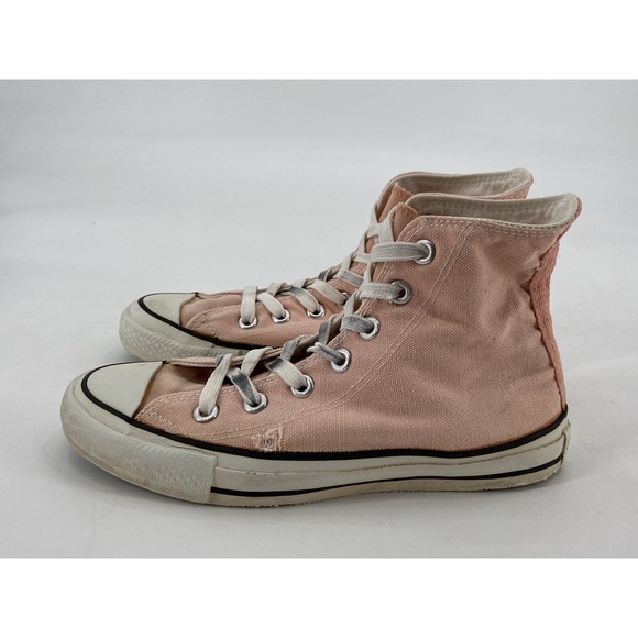 Vintage Deadstock Converse Shoes USA Men's Sz 5 Wo's Sz 7Chuck Taylor Peach Pink - Picture 8 of 14